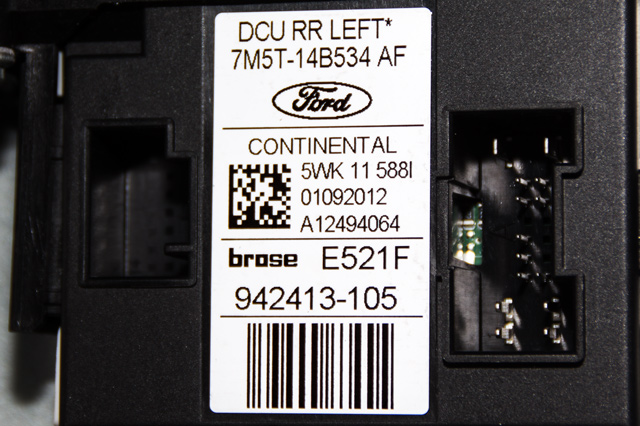 Ruteheis venstre bak til Ford Kuga 2008-2012 (Type I)  (FORD|7M5T-14B534-AF|)