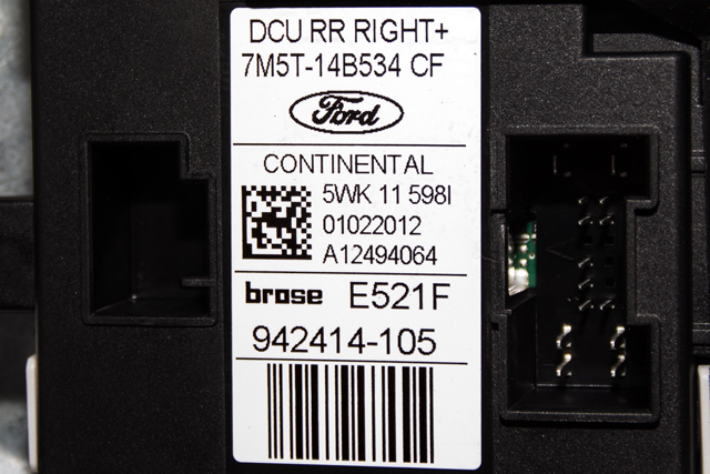Ruteheis høyre bak til Ford Kuga 2008-2012 (Type I)  (FORD|7M5T-14B534-CF|)