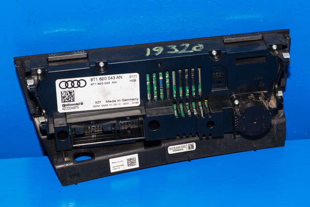Varmeapparat betjening til Audi A4 2007-2014 (Type IV) (B8) (B8) (VAG|8T1 820 043 AN|)