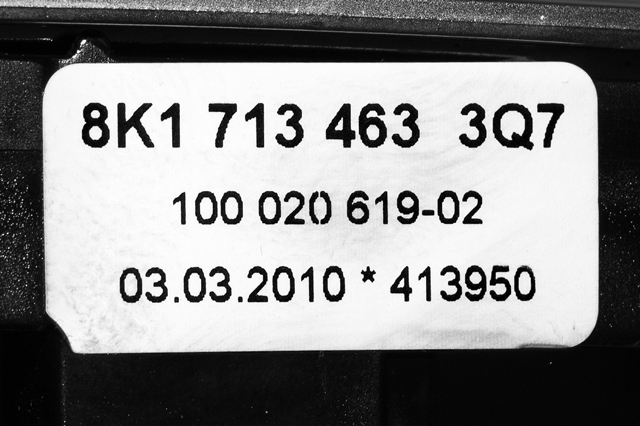 Dashbord diverse til Audi A4 2007-2014 (Type IV) (B8) (B8) (VAG|8K1 713 463|)