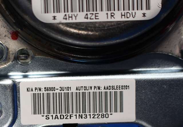 Airbag ratt til Kia Sportage 2010-2016 (Type III)  