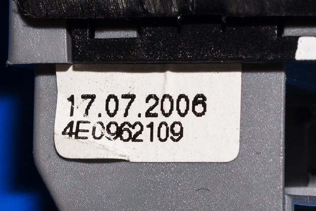 Bryter diverse til Audi A8 2003-2010 (Type II) (VAG|4E0 962 109|)