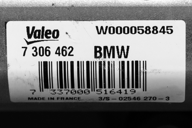 Viskermotor bakrute til BMW i3 2013-2022 (BMW|7 306 462|)