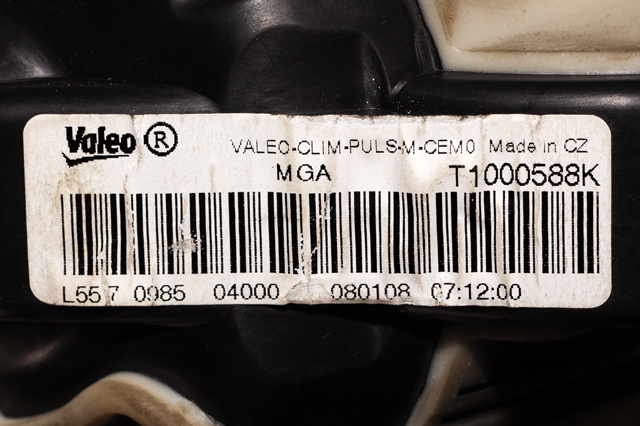Varmeapparat motor til Peugeot 308 2007-2011 (Type I, Fase 1)  (VALEO|T1000588K|)