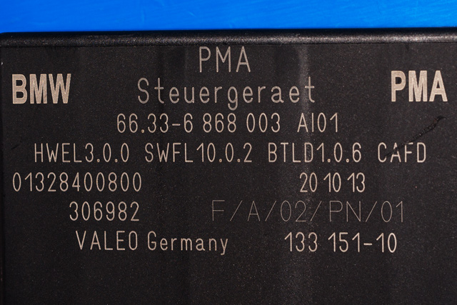 Styreenhet parkering til BMW i3 2013-2022 (BMW|66.33-6 868 003|)