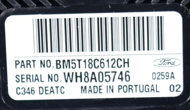 Varmeapparat betjening til Ford Focus 2011-2014 (Type III, Fase 1)  (FORD|BM5T-18C612-CH|)