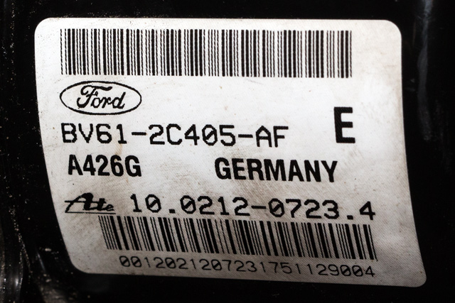 ABS sentral til Ford Focus 2011-2014 (Type III, Fase 1) (FORD|BV61-2C405-AF|)