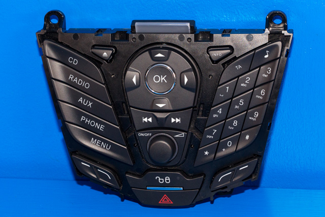 Bilstereo betjeningspanel til Ford Focus 2011-2014 (Type III, Fase 1) (FORD|AM5T-18K811-BD|)