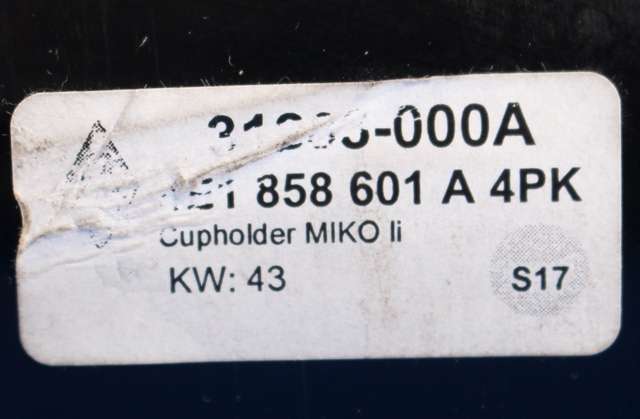 Dashbord myntrom til Audi A8 2003-2010 (Type II)  (VAG|4E1 858 601 A|)