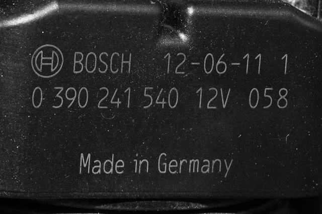 Viskermotor frontrute komplett m/overføring til Peugeot 208 2012-2019 (Type I) (BOSCH|0 390 241 540|96 732225 80|)