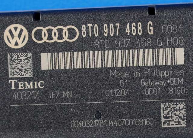 Styreenhet diverse til Audi A5 2007-2016 (Type I) (VAG|8T0 907 468 G|)