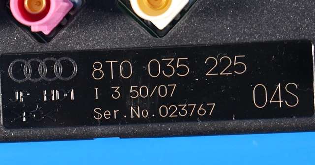 Antenne forsterker til Audi A5 2007-2016 (Type I)  (VAG|8T0 035 225|)