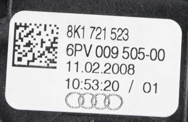 Pedal gass til Audi A5 2007-2016 (Type I)  (HELLA|6PV 009 505-00|8K1 721 523|)