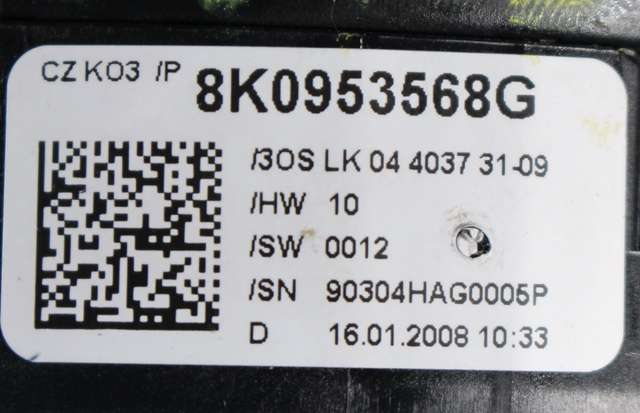 Bryter combi til Audi A5 2007-2016 (Type I)  (VAG|8K0 953 502 E|)