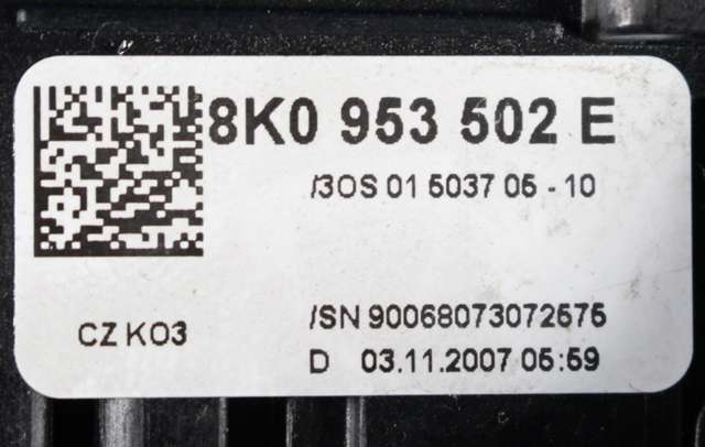 Bryter combi til Audi A5 2007-2016 (Type I)  (VAG|8K0 953 502 E|)