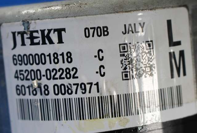 Rattaksel elektrisk servo til Toyota Auris 2010-2012 (Type I, Fase 2)  (JTEKT|6900001818|45200-02282|)