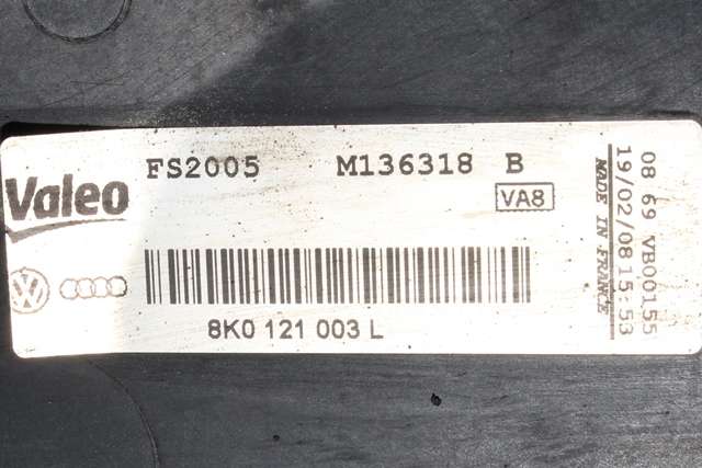 Kjølevifte til Audi A5 2007-2016 (Type I) (VAG|8K0 121 003 L|)