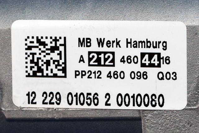 Rattaksel elektrisk servo til Mercedes E-Klasse 2009-2013 (Fase 1) (W212) (W212) (MERCEDES|A 204 460 04 25|A 212 460 44 16|)