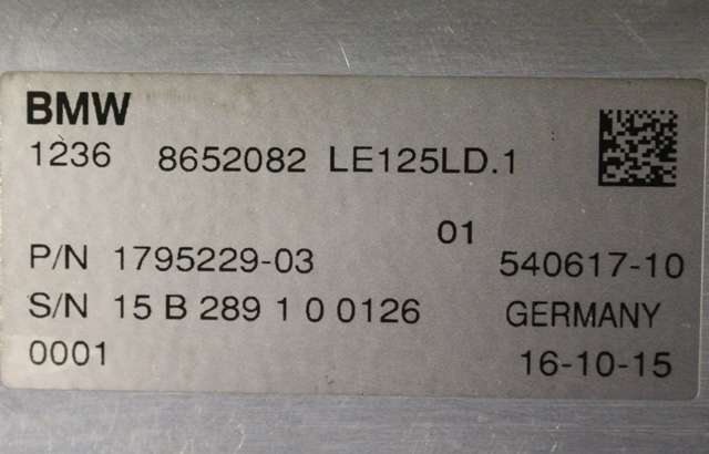 Inverter elbil til BMW i3 2013-2022  (BMW|12.36-8 652 082|)