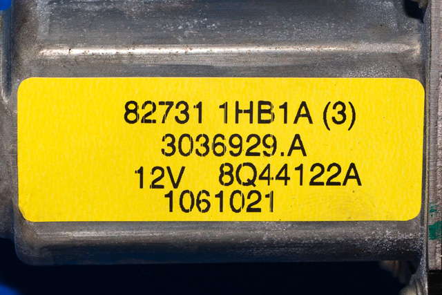 Ruteheis høyre bak til Nissan Note 2013-2017 (Type II) (NISSAN|82731-1HB1A|)