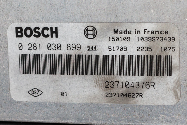 Styreenhet motor til Renault Kangoo 2008-2021 (Type II) (BOSCH|0 281 030 899|2371 04376R|)