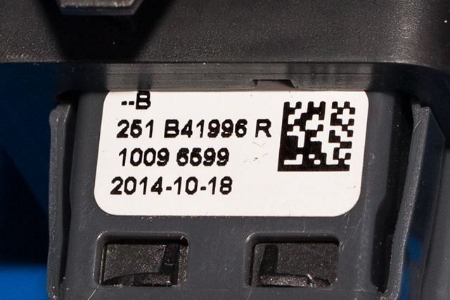Bryter diverse til Renault Kangoo 2008-2021 (Type II)  (RENAULT|251B 41996R|)