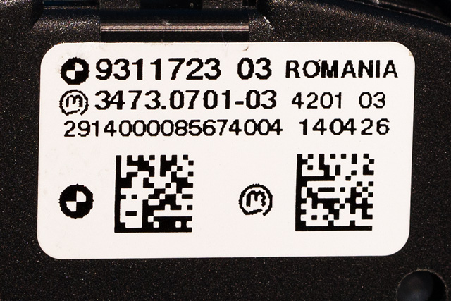 Bryter lys til BMW i3 2013-2022 (BMW|9 311 723|)