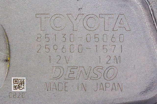 Viskermotor bakrute til Toyota Avensis 2009-2015 (Type III, Fase 1) (DENSO|259600-1571|85130-05060|)