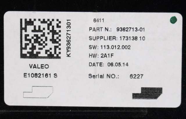 Styreenhet klima/aircondition til BMW i3 2013-2022  (BMW|9 362 713|)