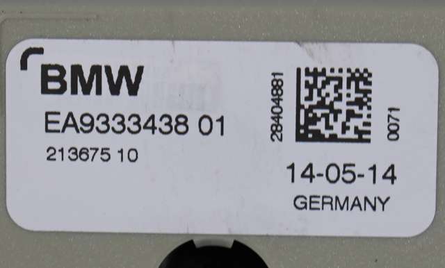 Styreenhet antenne til BMW i3 2013-2022 (BMW|9 333 438|)