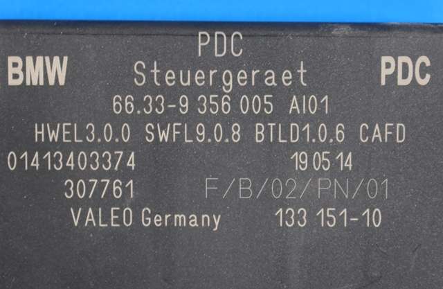 Styreenhet parkering til BMW i3 2013-2022 (BMW|66.33-9 356 005|)