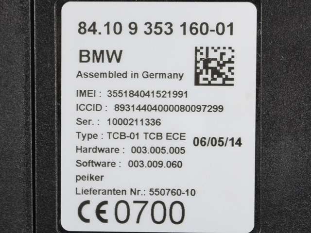 Bilstereo diverse til BMW i3 2013-2022 (BMW|84.10-9 353 160|)
