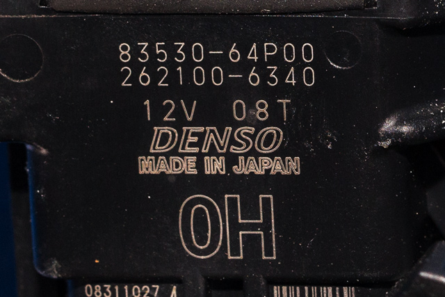 Ruteheis høyre foran til Suzuki Ignis 2016-->> (Type II) (DENSO|262100-6340|83530-64P00|)