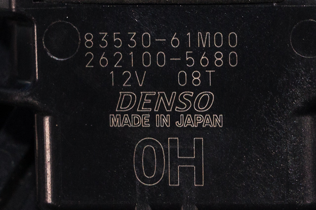 Ruteheis høyre bak til Suzuki Ignis 2016-->> (Type II) (DENSO|262100-5680|83530-61M00|)