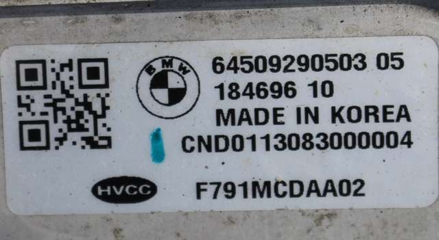 Varmeapparat diverse til BMW i3 2013-2022 (BMW|64.50-9 290 503|)