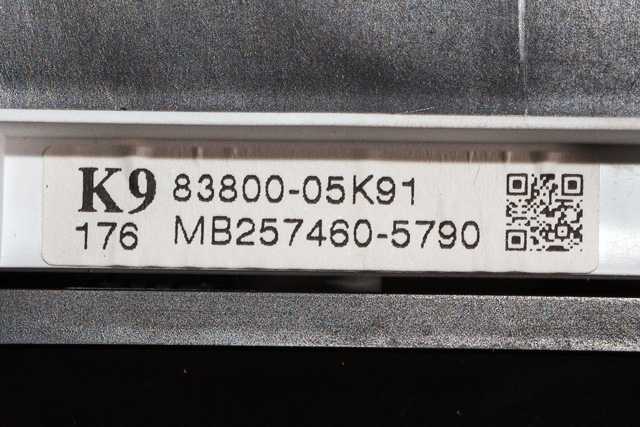 Instrumentpanel til Toyota Avensis 2009-2015 (Type III, Fase 1)  (DENSO|257460-5790|83800-05K91|)
