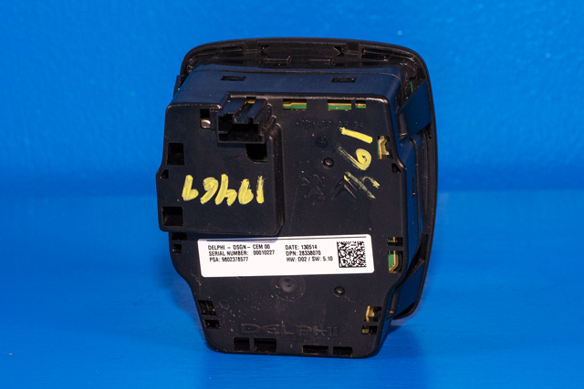 Bilstereo navigasjon betjeningspanel til Peugeot 508 2011-2014 (Type I, Fase 1)  (PEUGEOT|98 023785 77|)