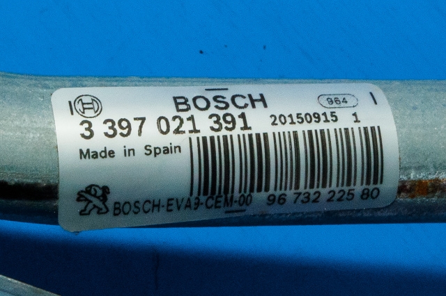 Viskermotor frontrute komplett m/overføring til Peugeot 2008 2013-2019 (Type I) (PEUGEOT|96 732225 80|)