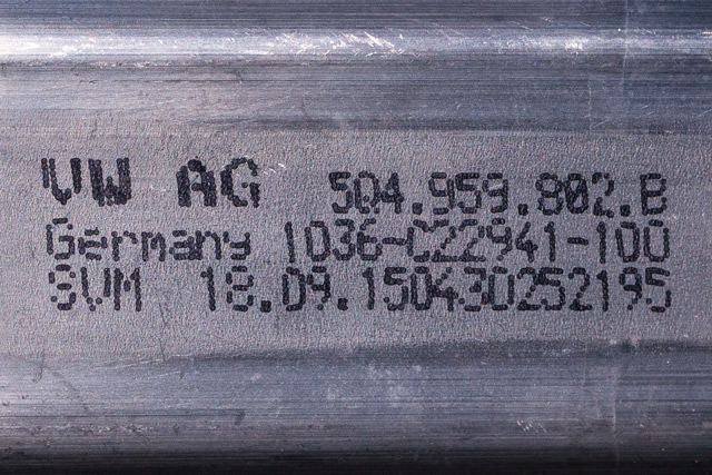 Ruteheis høyre foran til VW Passat 2015-2019 (Fase 1) (B8) (B8) (VAG|5Q4 959 802 B|)