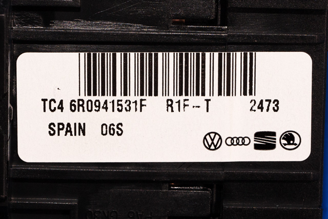 Bryter lys til VW E-Up 2013-2019  (VAG|6R0 941 531 F|)