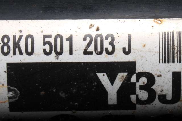 Drivaksel venstre bak, diesel/manuell til Audi A4, Allroad 2009-2016 (Type I) (B8) (B8) (VAG|8K0 501 203 J|)