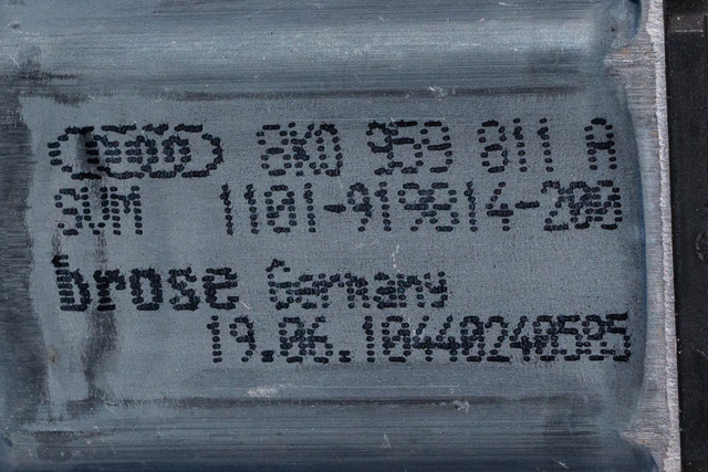 Ruteheis venstre bak til Audi A4, Allroad 2009-2016 (Type I) (B8) (B8) (VAG|8K0 959 811 A|)