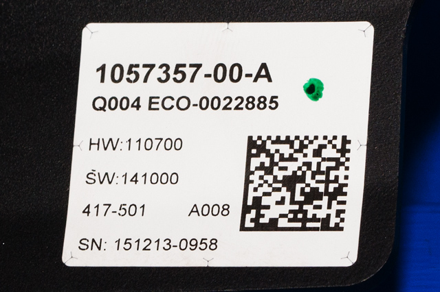 Ratt deksler til Tesla Model S 2013-2016 (Fase 1)  (TESLA|1057357-00-A|)