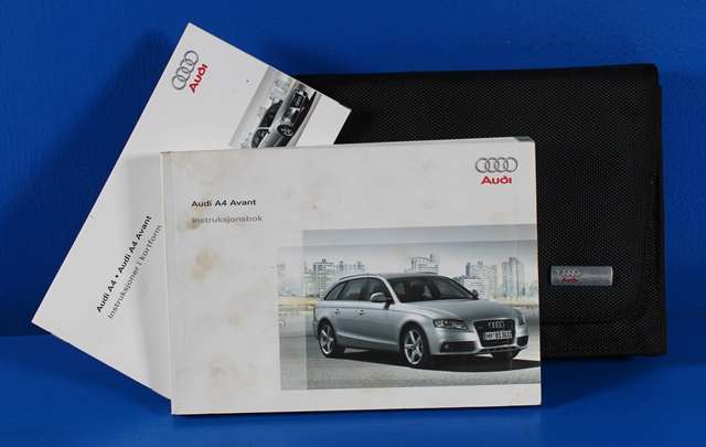 Instruksjonsbok til Audi A4, 2007-2014 (Type IV) (B8) (B8)