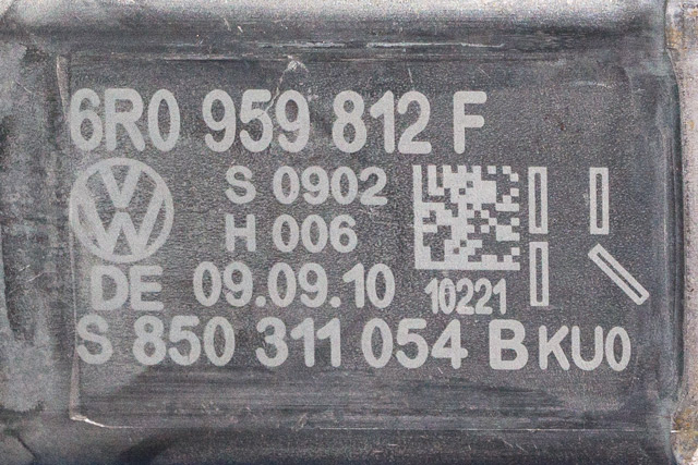 Ruteheis høyre bak til VW Polo 2009-2014 (Type V, Fase 1) (VAG|6R0 959 812 F|)