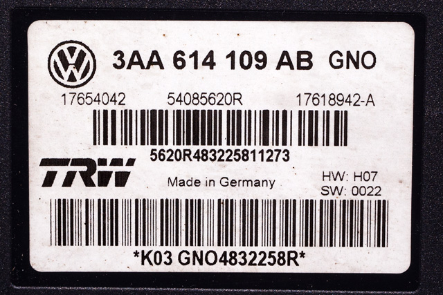 ABS sentral til VW Passat 2011-2015 (B7) (B7) (VAG|3AA 614 109 AB|)