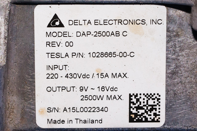 DCDC converter elbil til Tesla Model S 2013-2016 (Fase 1) (TESLA|1028665-00-C|)