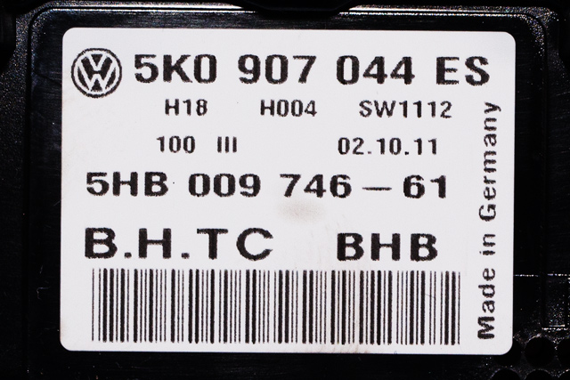 Varmeapparat betjening til VW Passat 2011-2015 (B7) (B7) (VAG|5K0 907 044 ES|)