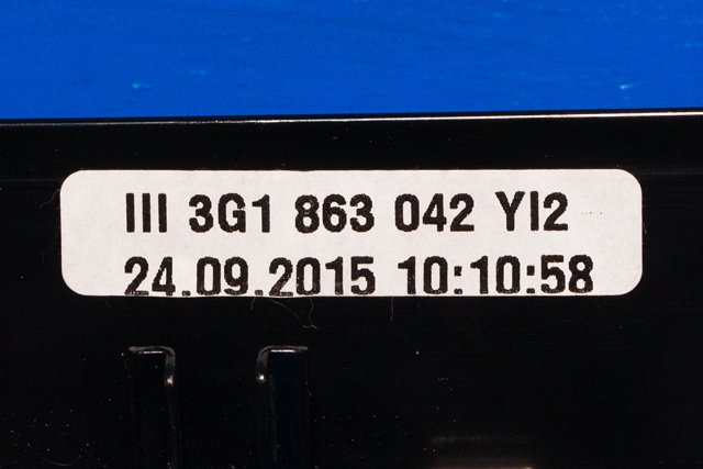 Dashbord diverse til VW Passat 2015-2019 (Fase 1) (B8) (B8) (VAG|3G1 863 042|)