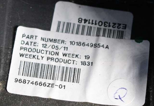 Airbag ratt til Peugeot 508 2011-2014 (Type I, Fase 1)  (PEUGEOT|96 874666 ZE|)